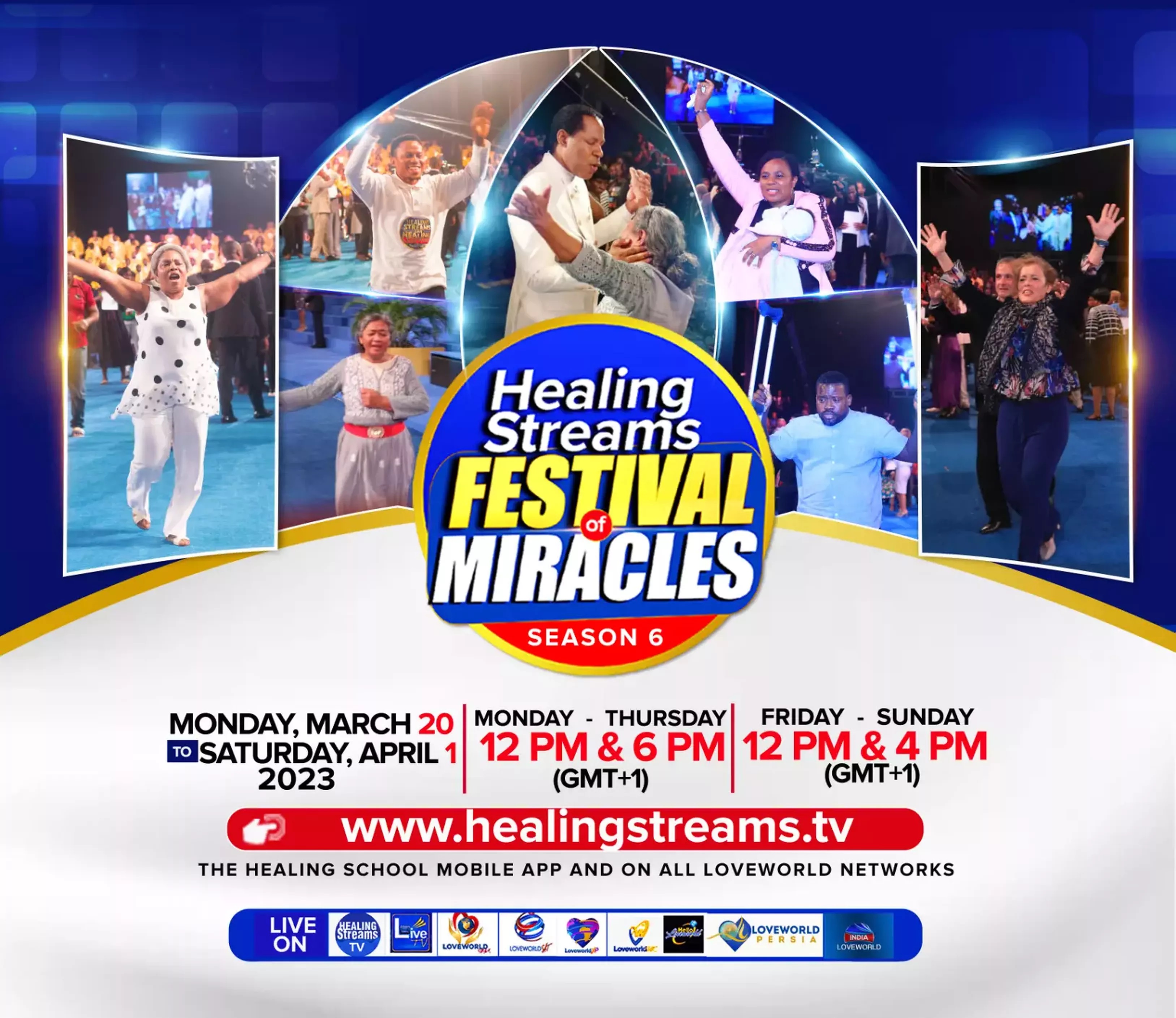 HEALING STREAMS FESTIVAL OF MIRACLES SEASON 6