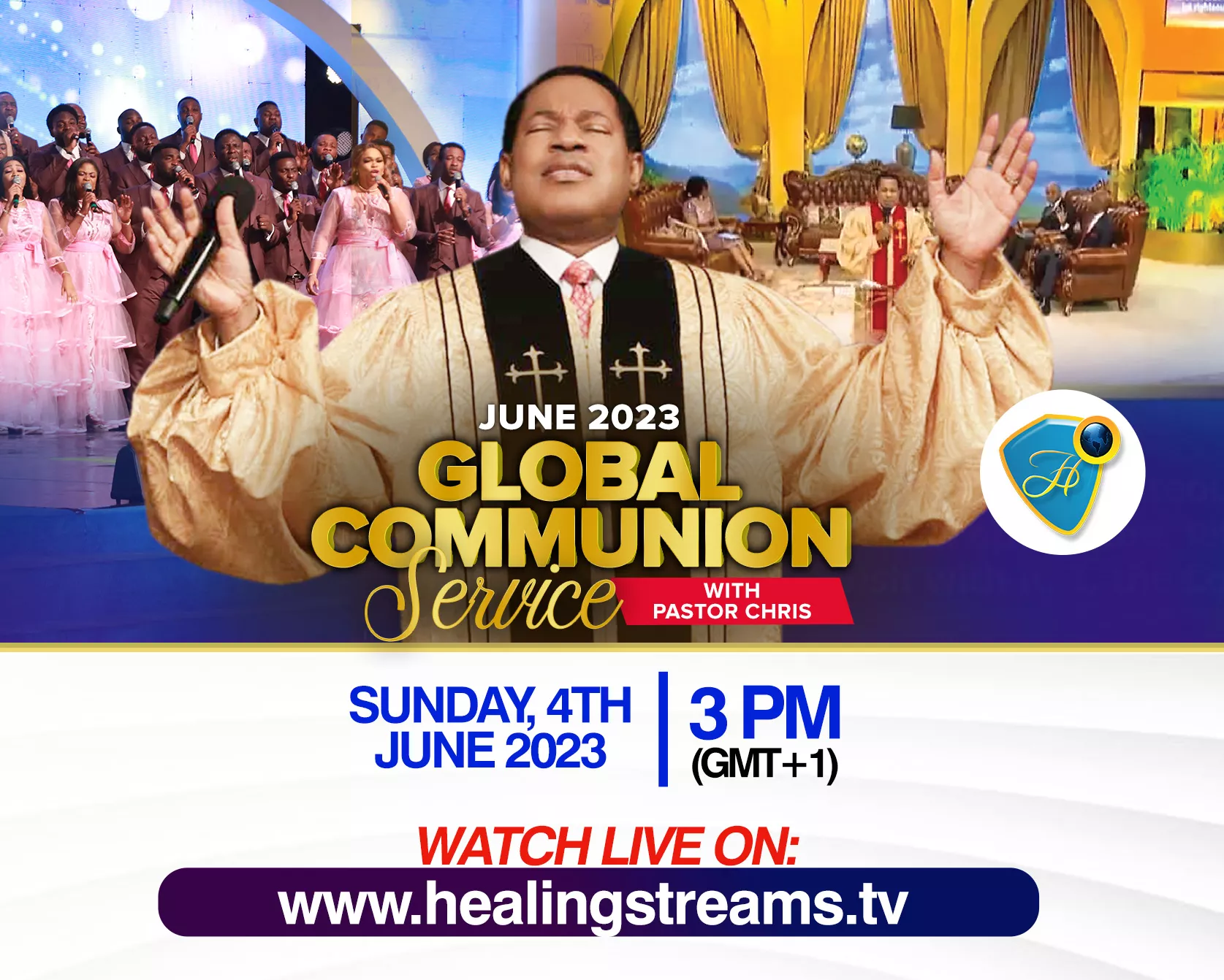 JUNE 2023 GLOBAL COMMUNION SERVICE WITH PASTOR CHRIS