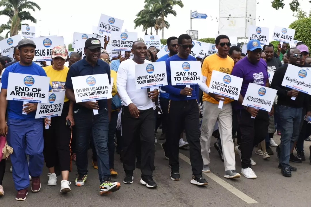 10,000-Man Road Walk Announces Healing Streams Live Healing Services in Abuja