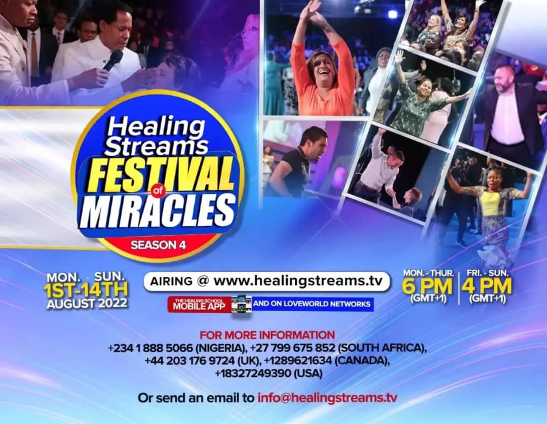 GRAND CELEBRATION OF SPECTACULAR MIRACLES AND TESTIMONIES AT THE FESTIVAL OF MIRACLES