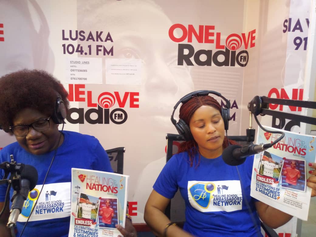 MORE LIVES ARE IMPACTED AS THE HEALING TO THE NATIONS MAGAZINE TAKES THE AIRWAVES IN ZAMBIA