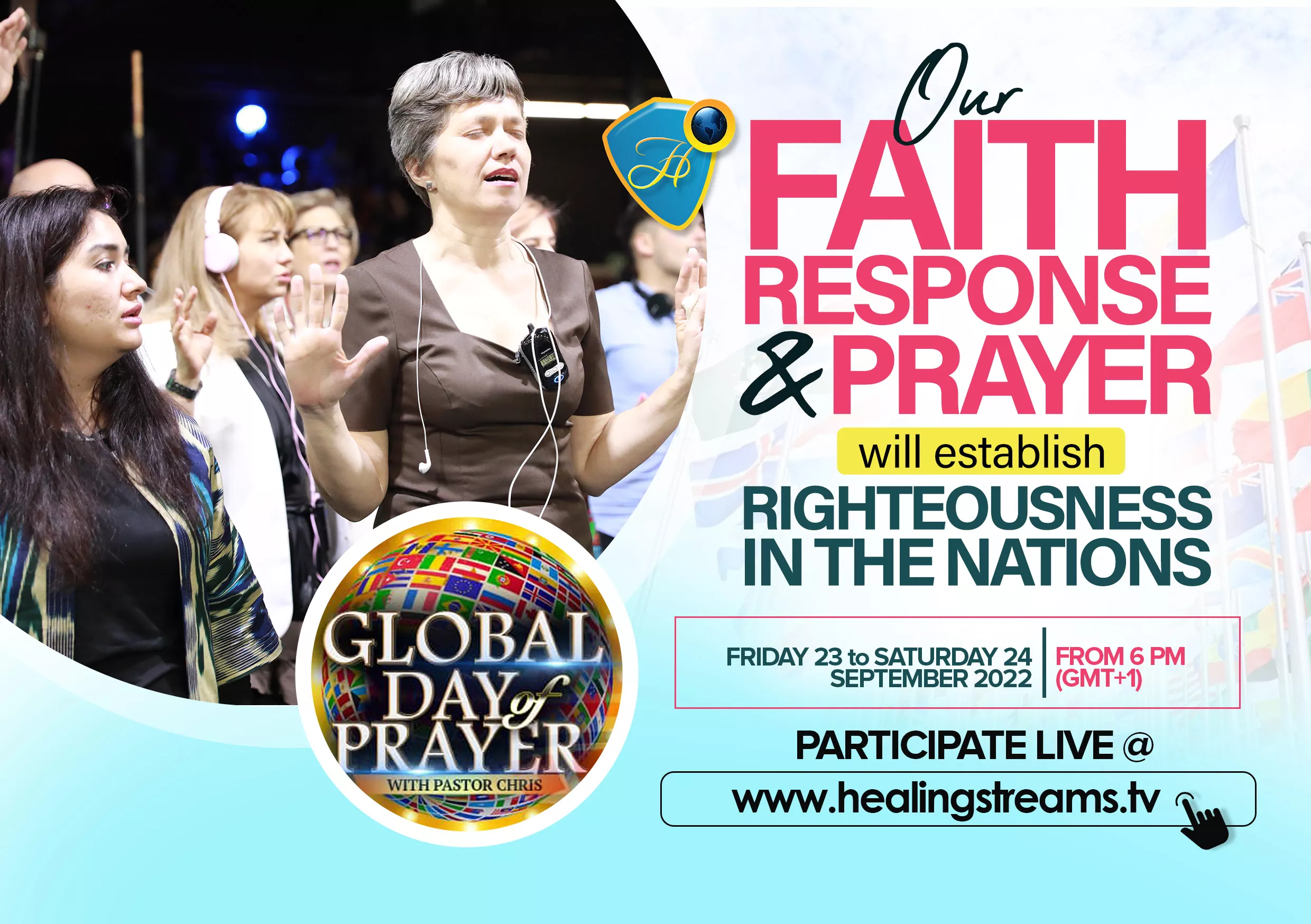 UPCOMING EVENT: SEPTEMBER GLOBAL DAY OF PRAYER WITH PASTOR CHRIS