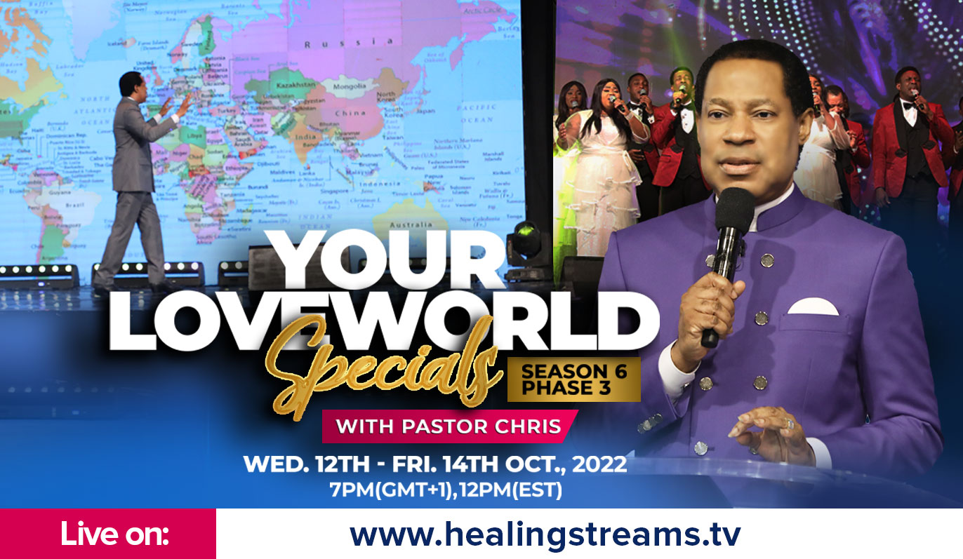 FEASTING  ON GOD'S  WORD WITH PASTOR  CHRIS @ YOUR LOVEWORLD SEASON 6 PHASE 3