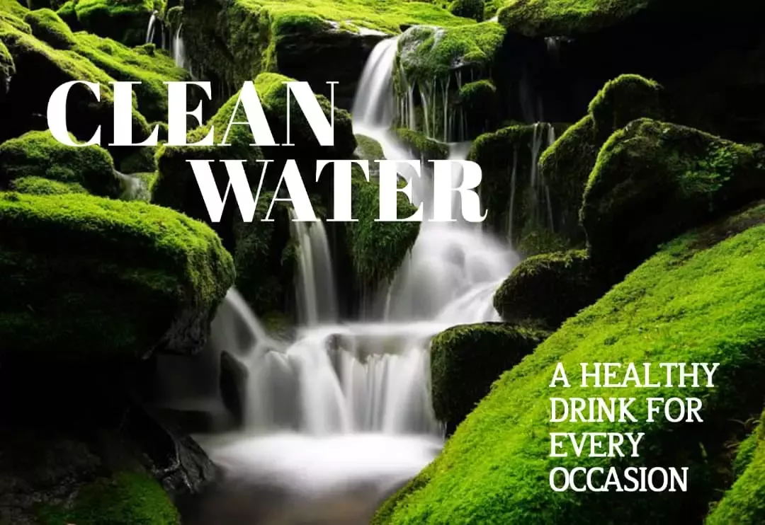 CLEAN WATER -A Healthy Drink for Every Occasion
