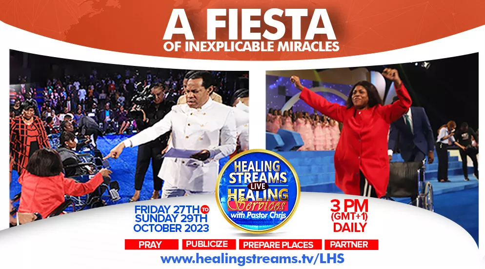 3 DAYS OF SPLENDOR - HEALING STREAMS LIVE SERVICES WITH PASTOR CHRIS AWAIT YOU!